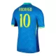 Günstige Brasilien Rodrygo 10 Herrentrikot Auswärts 2024 Kurzarm