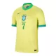 Günstige Brasilien Vini JR 7 Herrentrikot Heim 2024 Kurzarm
