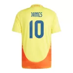 Günstige Kolumbien James Rodriguez 10 Herrentrikot Heim 2024 Kurzarm