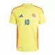 Günstige Kolumbien James Rodriguez 10 Herrentrikot Heim 2024 Kurzarm