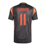Günstige Kolumbien Juan Cuadrado 11 Herrentrikot Auswärts 2024 Kurzarm