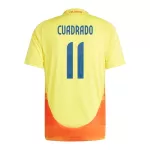 Günstige Kolumbien Juan Cuadrado 11 Herrentrikot Heim 2024 Kurzarm