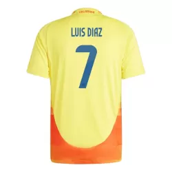 Günstige Kolumbien Luis Diaz 7 Herrentrikot Heim 2024 Kurzarm Günstige Kolumbien Luis Diaz 7 Herrentrikot Heim 2024 Kurzarm