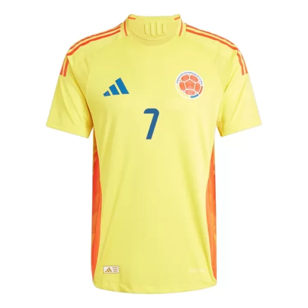 Günstige Kolumbien Luis Diaz 7 Herrentrikot Heim 2024 Kurzarm