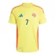 Günstige Kolumbien Luis Diaz 7 Herrentrikot Heim 2024 Kurzarm
