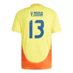 Günstige Kolumbien Yerry Mina 13 Herrentrikot Heim 2024 Kurzarm