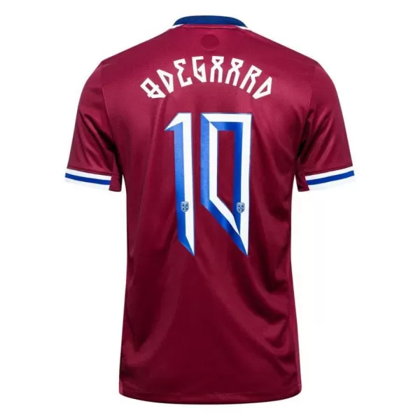 Günstige Norwegen Odegaard 10 Herrentrikot Heim 2024 Kurzarm