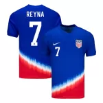 Günstige USA Reyna 7 Herrentrikot Auswärts 2024 Kurzarm