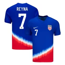Günstige USA Reyna 7 Herrentrikot Auswärts 2024 Kurzarm Günstige USA Reyna 7 Herrentrikot Auswärts 2024 Kurzarm