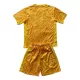 Günstige Niederlande Torwart Kindertrikot EURO 2024 Kurzarm Gelbe