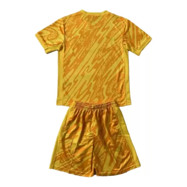 Günstige Portugal Torwart Kindertrikot EURO 2024 Kurzarm Gelbe