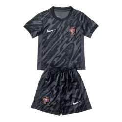 Günstige Portugal Torwart Kindertrikot EURO 2024 Kurzarm Schwarze Günstige Portugal Torwart Kindertrikot EURO 2024 Kurzarm Schwarze