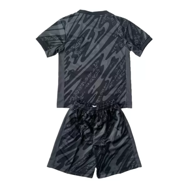 Günstige Portugal Torwart Kindertrikot EURO 2024 Kurzarm Schwarze