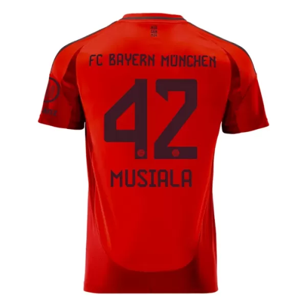 Günstige FC Bayern München Jamal Musiala 42 Kindertrikot Heim 2024/25 Kurzarm