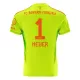 Günstige FC Bayern München Manuel Neuer 1 Torwart Kindertrikot Heim 2024/25 Kurzarm