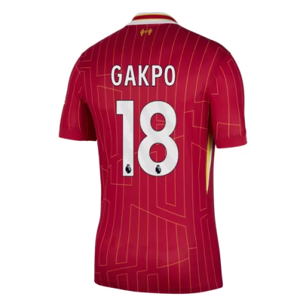 Günstige Liverpool Gakpo 18 Kindertrikot Heim 2024/25 Kurzarm