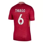 Günstige Liverpool Thiago 6 Herrentrikot Heim 2024/25 Kurzarm