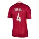 Günstige Liverpool Virgil 4 Kindertrikot Heim 2024/25 Kurzarm