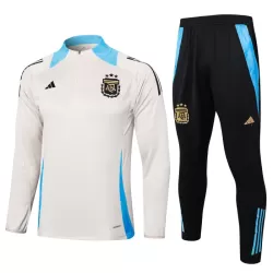 Argentinien Trainingspullover Kinder 2024/25 Viertelreißverschluss Weiße Argentinien Trainingspullover Kinder 2024/25 Viertelreißverschluss Weiße