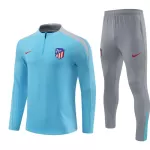 Atlético Madrid Trainingspullover 2024/25 Viertelreißverschluss Blaue