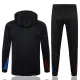 Barcelona Hoodie Trainingspullover Kinder 2024/25 Viertelreißverschluss Schwarze