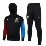 Barcelona Trainingsjacke mit Kapuze 2024/25 Schwarze