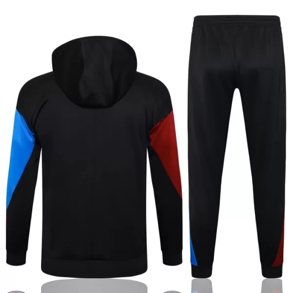 Barcelona Trainingsjacke mit Kapuze 2024/25 Schwarze