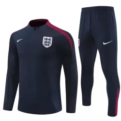 England Trainingspullover 2024/25 Viertelreißverschluss Schwarze England Trainingspullover 2024/25 Viertelreißverschluss Schwarze