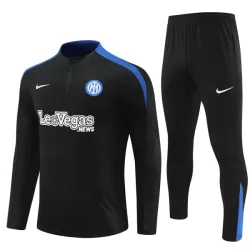 Inter Mailand Trainingspullover Kinder 2024/25 Viertelreißverschluss Schwarze Inter Mailand Trainingspullover Kinder 2024/25 Viertelreißverschluss Schwarze