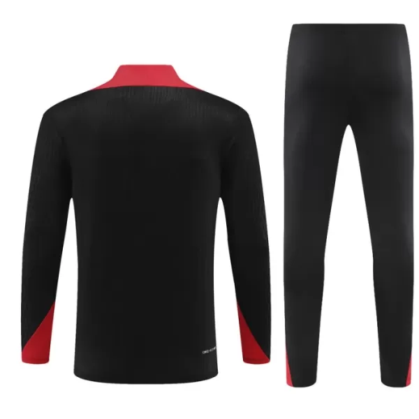 Liverpool Trainingspullover Kinder 2024/25 Viertelreißverschluss Schwarze