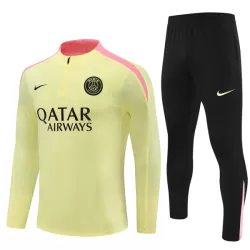 Paris Saint-Germain Trainingspullover 2024/25 Viertelreißverschluss Gelbe Paris Saint-Germain Trainingspullover 2024/25 Viertelreißverschluss Gelbe