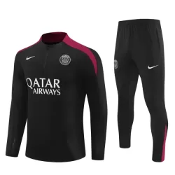Paris Saint-Germain Trainingspullover 2024/25 Viertelreißverschluss Schwarze Paris Saint-Germain Trainingspullover 2024/25 Viertelreißverschluss Schwarze
