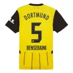 Günstige Borussia Dortmund Bensebaini 5 Herrentrikot Heim 2024/25 Kurzarm