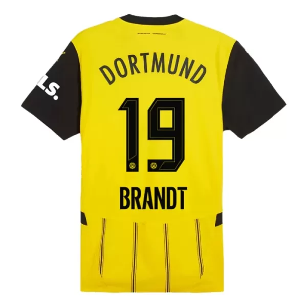 Günstige Borussia Dortmund Brandt 19 Kindertrikot Heim 2024/25 Kurzarm