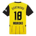 Günstige Borussia Dortmund Moukoko 18 Herrentrikot Heim 2024/25 Kurzarm