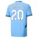 Günstige Manchester City Bernardo 20 Kindertrikot Heim 2024/25 Kurzarm