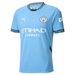 Günstige Manchester City De Bruyne 17 Kindertrikot Heim 2024/25 Kurzarm