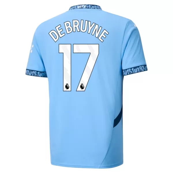 Günstige Manchester City De Bruyne 17 Kindertrikot Heim 2024/25 Kurzarm