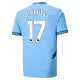 Günstige Manchester City De Bruyne 17 Kindertrikot Heim 2024/25 Kurzarm