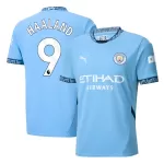 Günstige Manchester City Haaland 9 Herrentrikot Heim 2024/25 Kurzarm