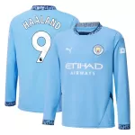 Günstige Manchester City Haaland 9 Herrentrikot Heim 2024/25 Langarm