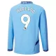 Günstige Manchester City Haaland 9 Herrentrikot Heim 2024/25 Langarm