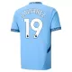 Günstige Manchester City J. Alvarez 19 Kindertrikot Heim 2024/25 Kurzarm
