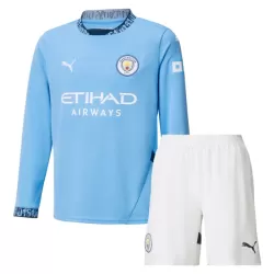 Günstige Manchester City Kindertrikot Heim 2024/25 Langarm Günstige Manchester City Kindertrikot Heim 2024/25 Langarm