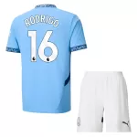 Günstige Manchester City Rodrigo 16 Kindertrikot Heim 2024/25 Kurzarm