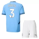 Günstige Manchester City Ruben 3 Kindertrikot Heim 2024/25 Kurzarm