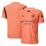 Günstige Manchester City Torwart Herrentrikot Auswärts 2024/25 Kurzarm