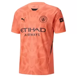Günstige Manchester City Torwart Kindertrikot Auswärts 2024/25 Kurzarm