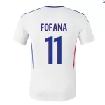 Günstige Olympique Lyon Malick Fofana 11 Herrentrikot Heim 2024/25 Kurzarm