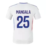 Günstige Olympique Lyon Orel Mangala 25 Herrentrikot Heim 2024/25 Kurzarm